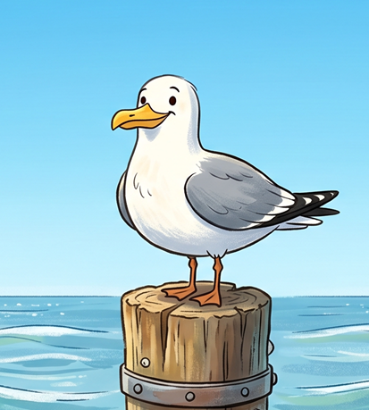 Seagull mascot